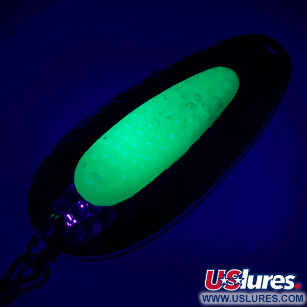  Blue Fox Pixee UV (świeci w ultrafiolecie), nikiel/zielony, 24 g błystka wahadłowa #6171