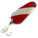  Herter's Hudson bay spoon, czerwony/biały/nikiel, 7 g błystka wahadłowa #6191