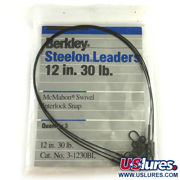  Przypon Berkley Steelon Leaders 3 szt., czarny,  g  #6198