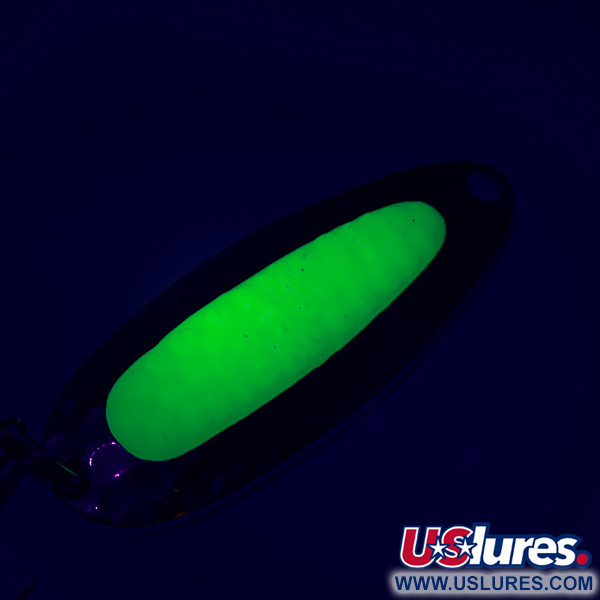  Blue Fox Pixee UV (świeci w ultrafiolecie), nikiel/zielony, 7 g błystka wahadłowa #6271