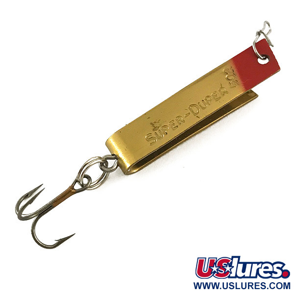 South Bend  Super-Duper 502, złoty/czerwony, 2,5 g błystka wahadłowa #6277
