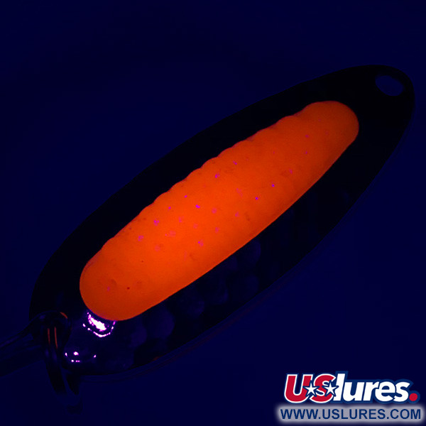  Blue Fox Pixee UV (świeci w ultrafiolecie), nikiel/pomarańczowy, 7 g błystka wahadłowa #6284