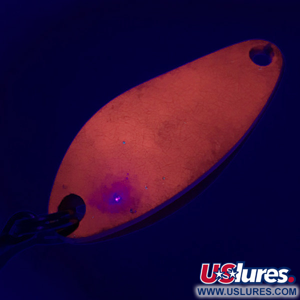 Luhr Jensen Krocodile Stubby UV (świeci w ultrafiolecie), malinowyny UV - świeci w ultrafiolecie, 7 g błystka wahadłowa #6350