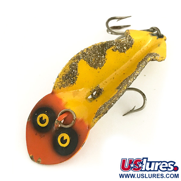  Buck Perry Spoonplug, żółto/czerwony/brokat srebrny, 7 g błystka wahadłowa #6400