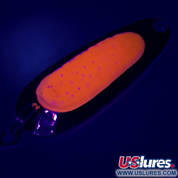  Blue Fox Pixee UV (świeci w ultrafiolecie), nikiel młotkowany/czerwony, 4,5 g błystka wahadłowa #6419