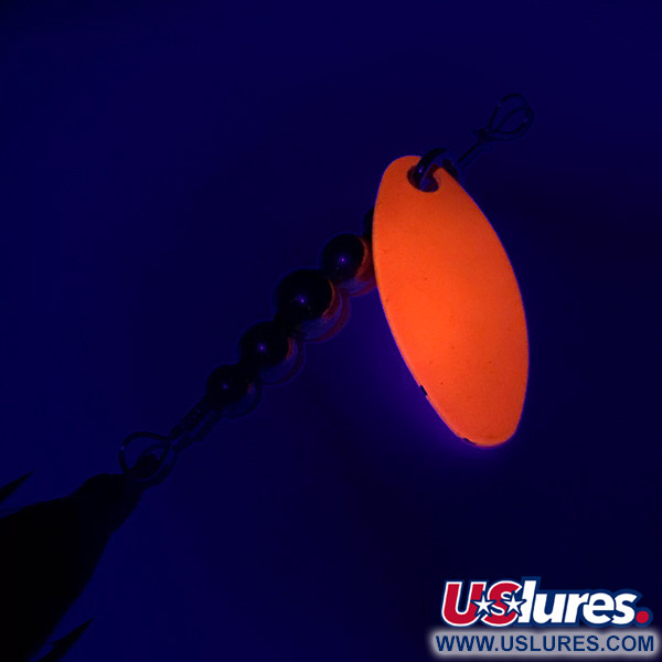 Renosky Lures Swiss Swing UV (świeci w ultrafiolecie), neonowy pomarańczowy UV - świeci w ultrafiolecie, 2,6 g błystka obrotowa #6688