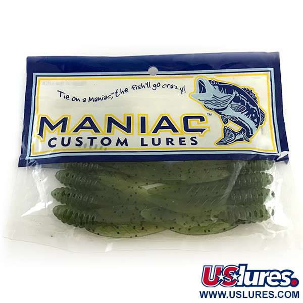 Maniac Custom Lures Maniac Cut'r Bug, guma, 9 szt., Zielona dynia,  g  #6668