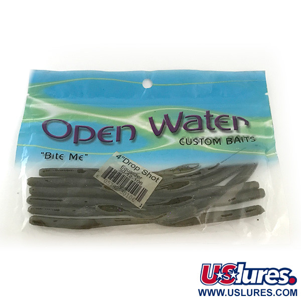  Open Water Drop Shot, guma, 12 szt., Oliwa,  g  #6680