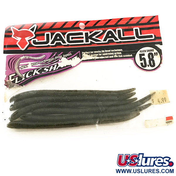  Jackall Flick Shake Worm, guma, Zielony Dyniowy Pieprz,  g  #6685