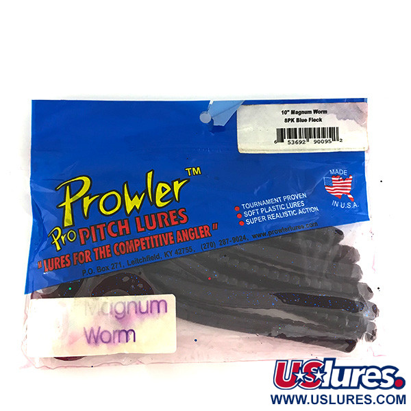 Prowler Magnum Worm, guma, 8 szt., Niebieski Fleck,  g  #6837