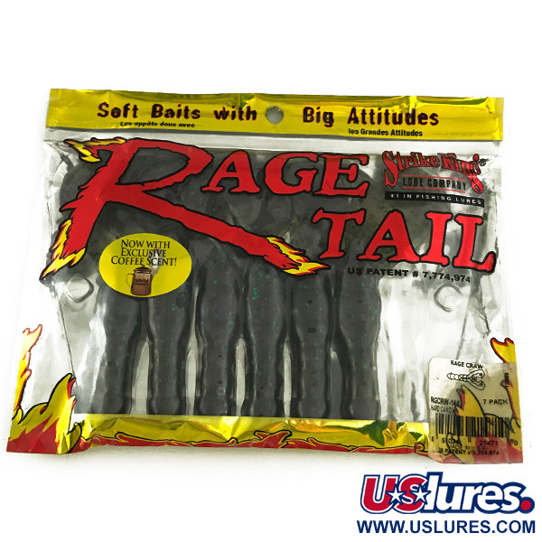 STRIKE KING Rage Tail, guma, 6 szt.