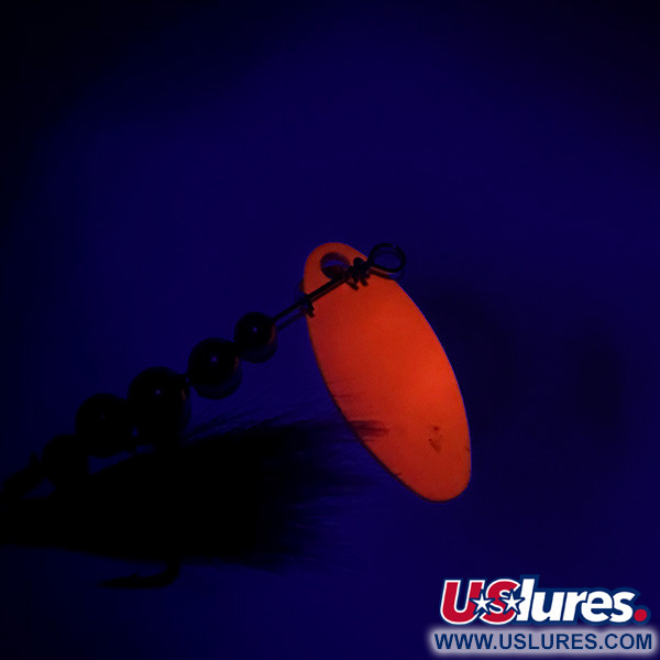Renosky Lures Swiss Swing UV (świeci w ultrafiolecie), neonowy pomarańczowy UV - świeci w ultrafiolecie, 2,6 g błystka obrotowa #7013