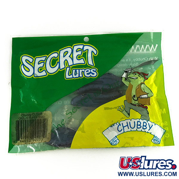 Secret Lures Clear Legged Chubby Frog, guma, 4 szt.