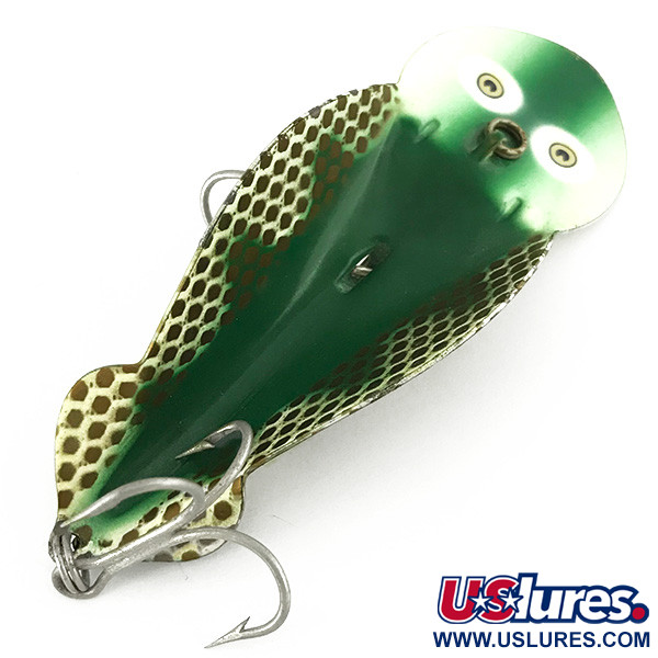  Buck Perry Spoonplug, biały/zielony/czerwony, 21 g błystka wahadłowa #7152