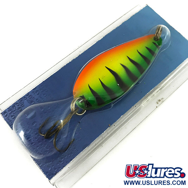  Blue Fox Strobe Tear Drop Spoon, Fire Tiger (Ognisty Tygrys), 11 g błystka wahadłowa #7423