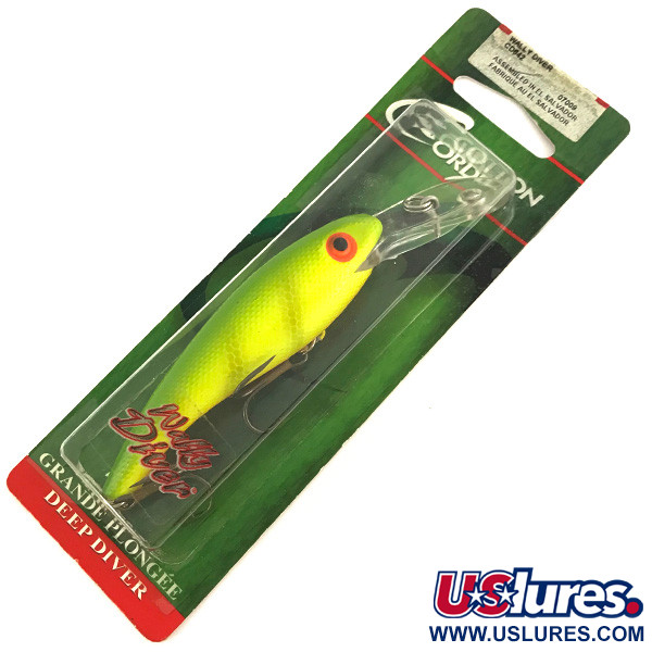  Cotton Cordell Wally Diver, Chartreuse, 14 g wobler #7499