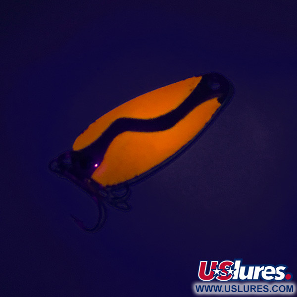 Acme Kamlooper Junior​ UV (świeci w ultrafiolecie), nikiel/pomarańczowy, 7 g błystka wahadłowa #7588