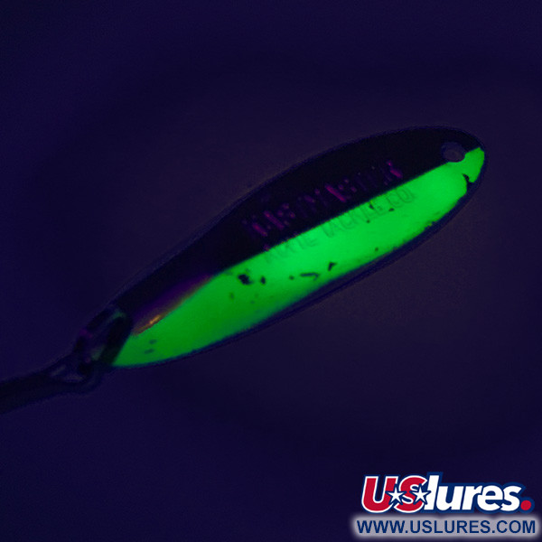 Acme Kastmaster UV (świeci w ultrafiolecie), nikiel/zielony, 10,5 g błystka wahadłowa #7592