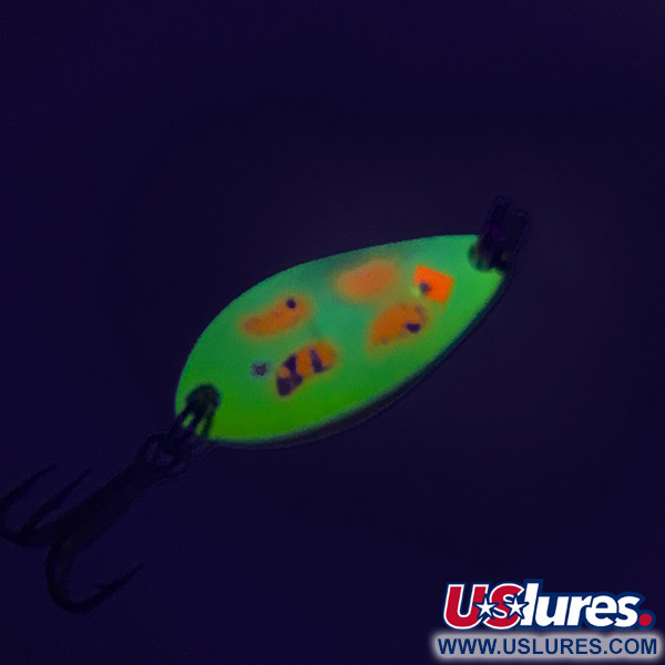 Luhr Jensen Little Jewel UV (świeci w ultrafiolecie), żółty/czerwony, 5 g błystka wahadłowa #7637