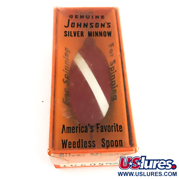  Błystka antyzaczepowa Johnson Silver Minnow, czerwony/biały, 5 g błystka wahadłowa #7677