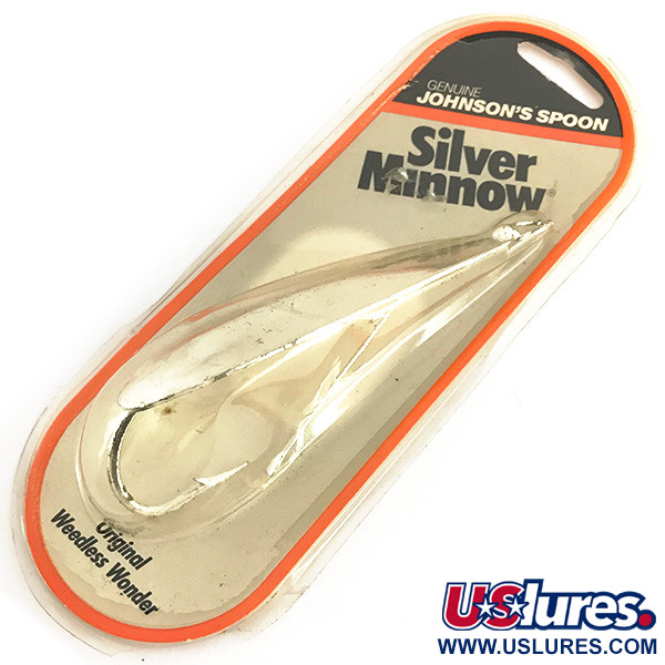  Błystka antyzaczepowa Johnson Silver Minnow, srebro/prawdziwe srebrzenie, 31 g błystka wahadłowa #7678