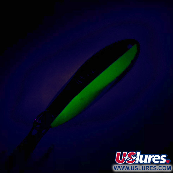 Acme Kastmaster UV (świeci w ultrafiolecie), nikiel/zielony, 10,5 g błystka wahadłowa #7779