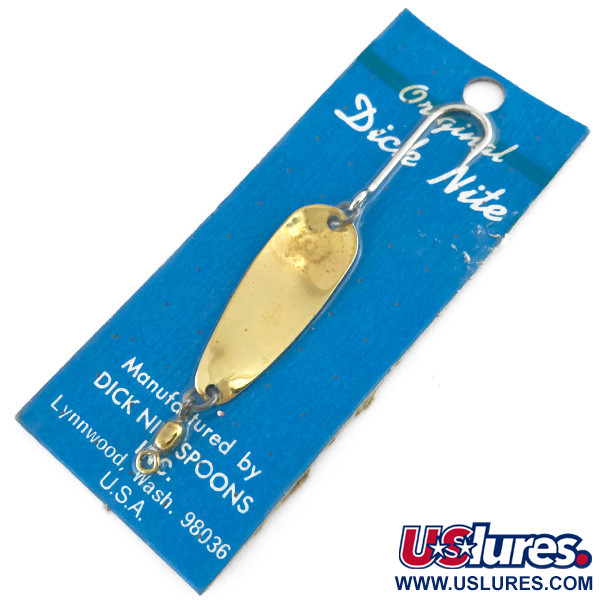 Dick Nite Spoons Dick Nite #2, złoto, 1,7 g błystka wahadłowa #8019