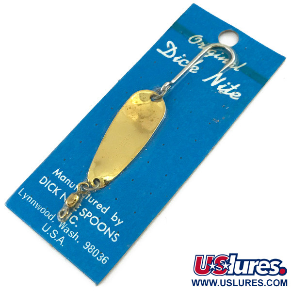 Dick Nite Spoons Dick Nite #2, złoto, 1,7 g błystka wahadłowa #8020