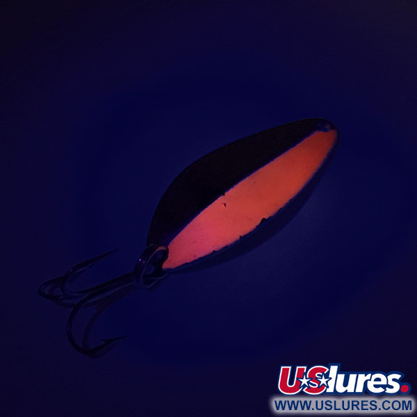 Seneca Little Cleo UV (świeci w ultrafiolecie), nikiel/pomarańczowy, 7 g błystka wahadłowa #8178
