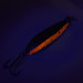 Luhr Jensen Krocodile DIE #3 UV (świeci w ultrafiolecie), młotkowany mosiądz/pomarańczowe, 14 g błystka wahadłowa #8192