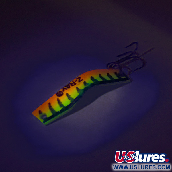 Z-RAY Lures Z-Ray Model 115 UV (świeci w ultrafiolecie), Fiołkowy Tygrys, 4 g błystka wahadłowa #8303