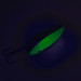 Seneca Little Cleo (Hula Girl, UV - świeci w ultrafiolecie), nikiel/zielony, 10 g błystka wahadłowa #8324