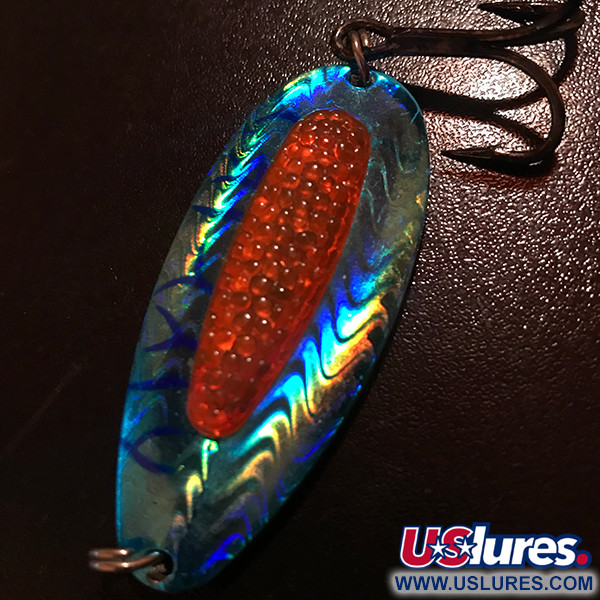  Blue Fox Rattlin Pixee UV (świeci w ultrafiolecie), niebieski/czerwony, 24 g błystka wahadłowa #8373