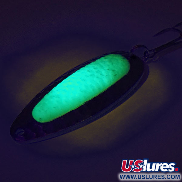  Blue Fox Pixee UV (świeci w ultrafiolecie), nikiel/zielony, 14 g błystka wahadłowa #8876