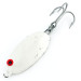  Bomber Slab Spoon, biały perłowy/czerwony, 21 g  #8878