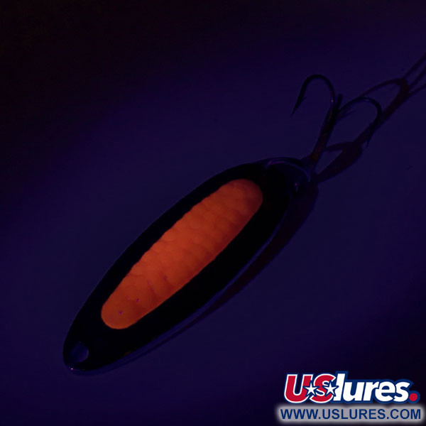  Blue Fox Pixee UV (świeci w ultrafiolecie), nikiel młotkowany/czerwony, 7 g błystka wahadłowa #8919