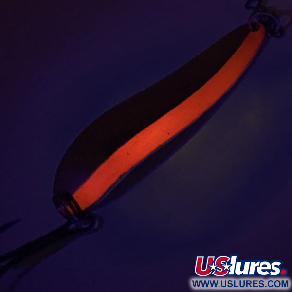  Luhr Jensen Krocodile DIE #4 UV (świeci w ultrafiolecie), miedziany/pomarańczowy, 14 g błystka wahadłowa #9057