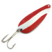 Worth Chippewa Steel Spoon, czerwony/biały/nikiel, 14 g błystka wahadłowa #9203