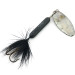 Yakima Bait Worden’s Original Rooster Tail, srebrny/czarny, 12 g błystka obrotowa #9211