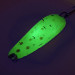 Nebco Aqua Spoon UV (świeci w ultrafiolecie), Chartreuse/Nikiel, 21 g błystka wahadłowa #9398