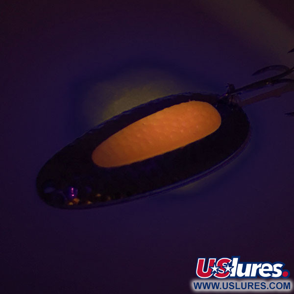  Nebco Pixee UV (świeci w ultrafiolecie), młotkowany nikiel/różowy, 24 g błystka wahadłowa #9460