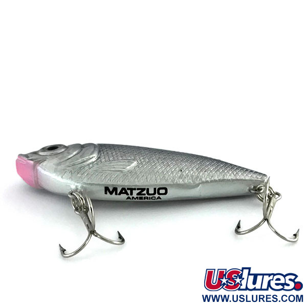  Matzuo lipless, Tęczowe srebro, 14 g wobler #9487
