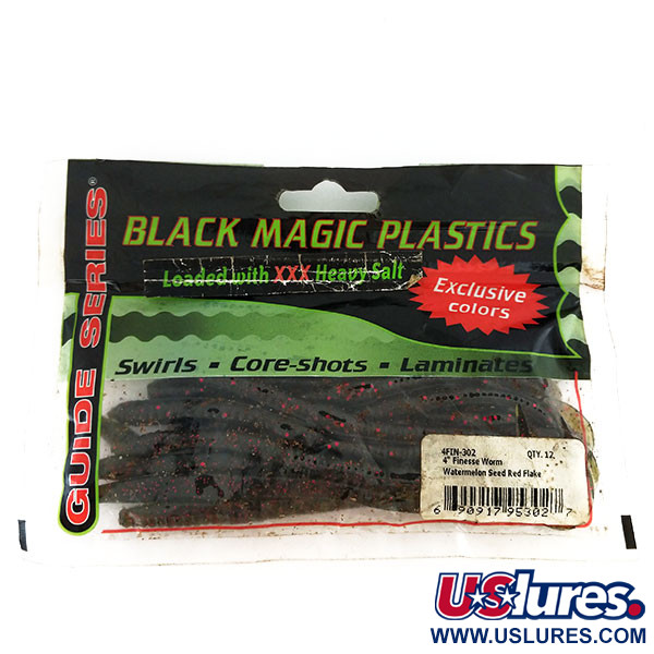 Black Magick Plastics Finesse Worm, guma, 14 szt.