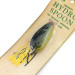 Hydro Lures Błystka antyzaczepowa Hydro Spoon, Czarno żółty, 14 g wobler #15667