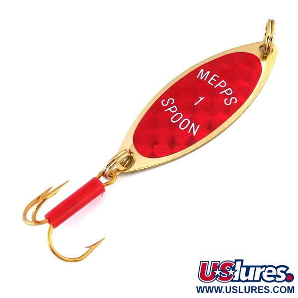  Mepps Spoon 1, złoty/czerwony, 7 g błystka wahadłowa #9681