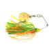  Strike King Mini-King Spinnerbait UV (świeci w ultrafiolecie), złoty/pomarańczowy/żółty/zielony, 7 g  #9695